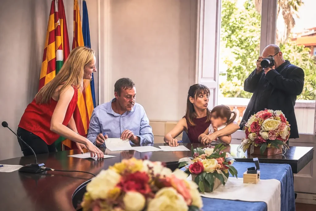 fotografiando boda civil ayuntamiento