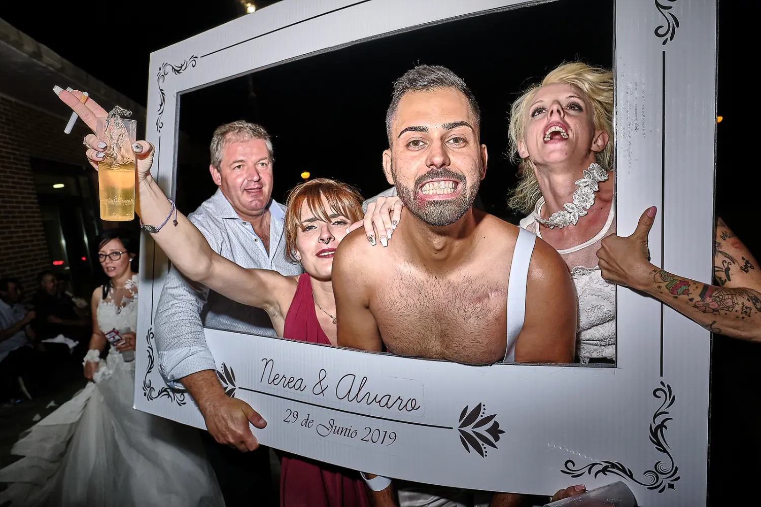 momentos de fiesta boda muy locos